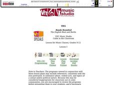 Bands Reunited: The English Beat and Berlin Lesson Plan Bands Reunited: The English Beat and Berlin Lesson Plan