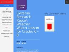 Extreme Research Report Lesson Plan Extreme Research Report Lesson Plan