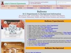 Balloons Lesson Plan Balloons Lesson Plan