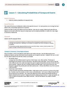 Calculating Probabilities of Compound Events Lesson Plan Calculating Probabilities of Compound Events Lesson Plan