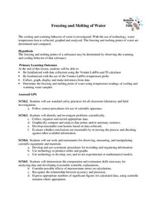 Freezing and Melting of Water Lesson Plan Freezing and Melting of Water Lesson Plan