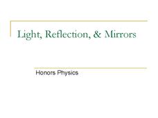 Light, Reflection, and Mirrors PPT Light, Reflection, and Mirrors PPT