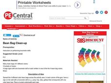 Bean Bag Clean-up Lesson Plan Bean Bag Clean-up Lesson Plan