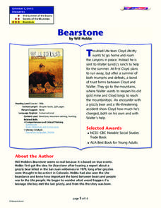 Bearstone Lesson Plan Bearstone Lesson Plan