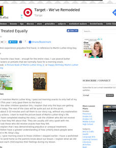 Being Treated Equally Lesson Plan Being Treated Equally Lesson Plan
