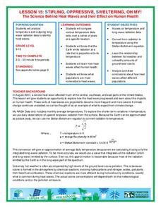 Stifling, Oppressive, Sweltering, Oh My! Lesson Plan Stifling, Oppressive, Sweltering, Oh My! Lesson Plan