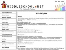 Bill of Rights Lesson Plan Bill of Rights Lesson Plan