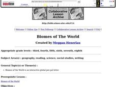 Biomes of The World Lesson Plan Biomes of The World Lesson Plan