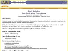 Boat Building Lesson Plan Boat Building Lesson Plan