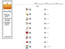 Body Worksheet Body Worksheet