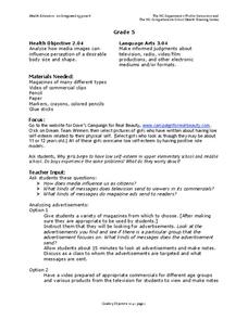 Body Image Lesson Plan Body Image Lesson Plan