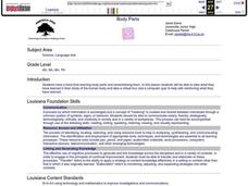 Body Parts Lesson Plan Body Parts Lesson Plan