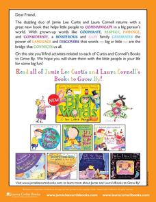 Books by Jamie Lee Curtis and Laura Cornell Lesson Plan Books by Jamie Lee Curtis and Laura Cornell Lesson Plan