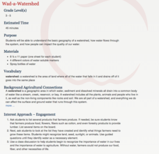 Wad-a-Watershed Lesson Plan Wad-a-Watershed Lesson Plan