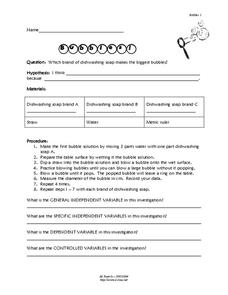 Bubbles Lesson Plan Bubbles Lesson Plan