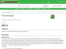 Time and Again Lesson Plan Time and Again Lesson Plan