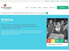 Bullying Lesson Plan Bullying Lesson Plan