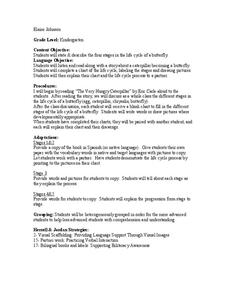 Butterfly Life Cycle Lesson Plan Butterfly Life Cycle Lesson Plan