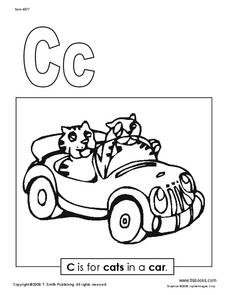 C Coloring Sheet Worksheet C Coloring Sheet Worksheet