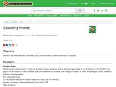 Calculating Interest Lesson Plan Calculating Interest Lesson Plan