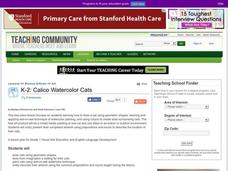 Calico Watercolor Cats Lesson Plan Calico Watercolor Cats Lesson Plan