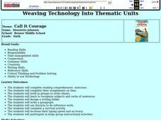 Call It Courage Lesson Plan Call It Courage Lesson Plan