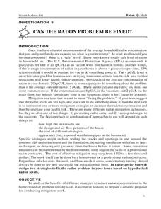 Can The Radon Problem Be Fixed? Lesson Plan Can The Radon Problem Be Fixed? Lesson Plan