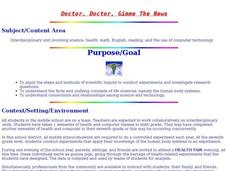 Doctor, Doctor, Gimme The News Lesson Plan Doctor, Doctor, Gimme The News Lesson Plan