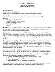 Canine Companions Lesson Plan Canine Companions Lesson Plan