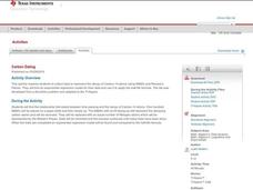 Carbon Dating Lesson Plan Carbon Dating Lesson Plan