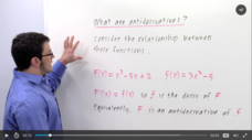 Definition of Antiderivatives - Concept Instructional Video Definition of Antiderivatives - Concept Instructional Video