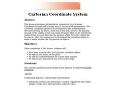 Cartesian Coordinate System Lesson Plan Cartesian Coordinate System Lesson Plan