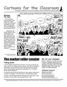 Cartoons for the Classroom: The Market Roller Coaster Worksheet Cartoons for the Classroom: The Market Roller Coaster Worksheet