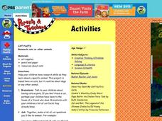 Cat Facts Lesson Plan Cat Facts Lesson Plan