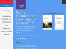Myths, Folktales, & Fairy Tales for Grades 7-9 Unit Plan Myths, Folktales, & Fairy Tales for Grades 7-9 Unit Plan