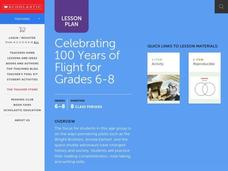 Celebrating 100 Years of Flight Lesson Plan Celebrating 100 Years of Flight Lesson Plan