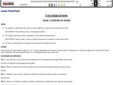 Celebration Lesson Plan Celebration Lesson Plan