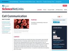 Cell Communication Lesson Plan Cell Communication Lesson Plan