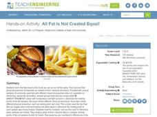 All Fats Are Not Created Equal Activity All Fats Are Not Created Equal Activity