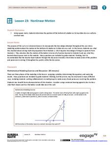 Nonlinear Motion Lesson Plan Nonlinear Motion Lesson Plan