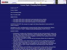 Changing Bodies Lesson Plan Changing Bodies Lesson Plan