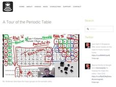 A Tour of the Periodic Table Instructional Video A Tour of the Periodic Table Instructional Video