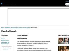 Charles Darwin Interactive Charles Darwin Interactive