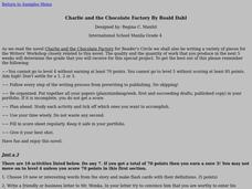 Charlie and the Chocolate Factory Lesson Plan Charlie and the Chocolate Factory Lesson Plan