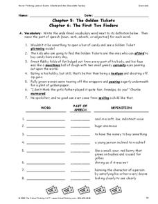 Charlie and the Chocolate Factory Worksheet Charlie and the Chocolate Factory Worksheet
