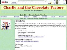 Charlie and the Chocolate Factory Lesson Plan Charlie and the Chocolate Factory Lesson Plan