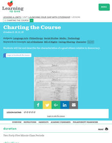 Charting the Course Lesson Plan Charting the Course Lesson Plan