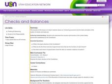 Checks and Balances Lesson Plan Checks and Balances Lesson Plan