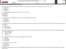 Chemical Bonding and Shapes of Molecules Worksheet Chemical Bonding and Shapes of Molecules Worksheet