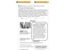 Chicago Worksheet Chicago Worksheet